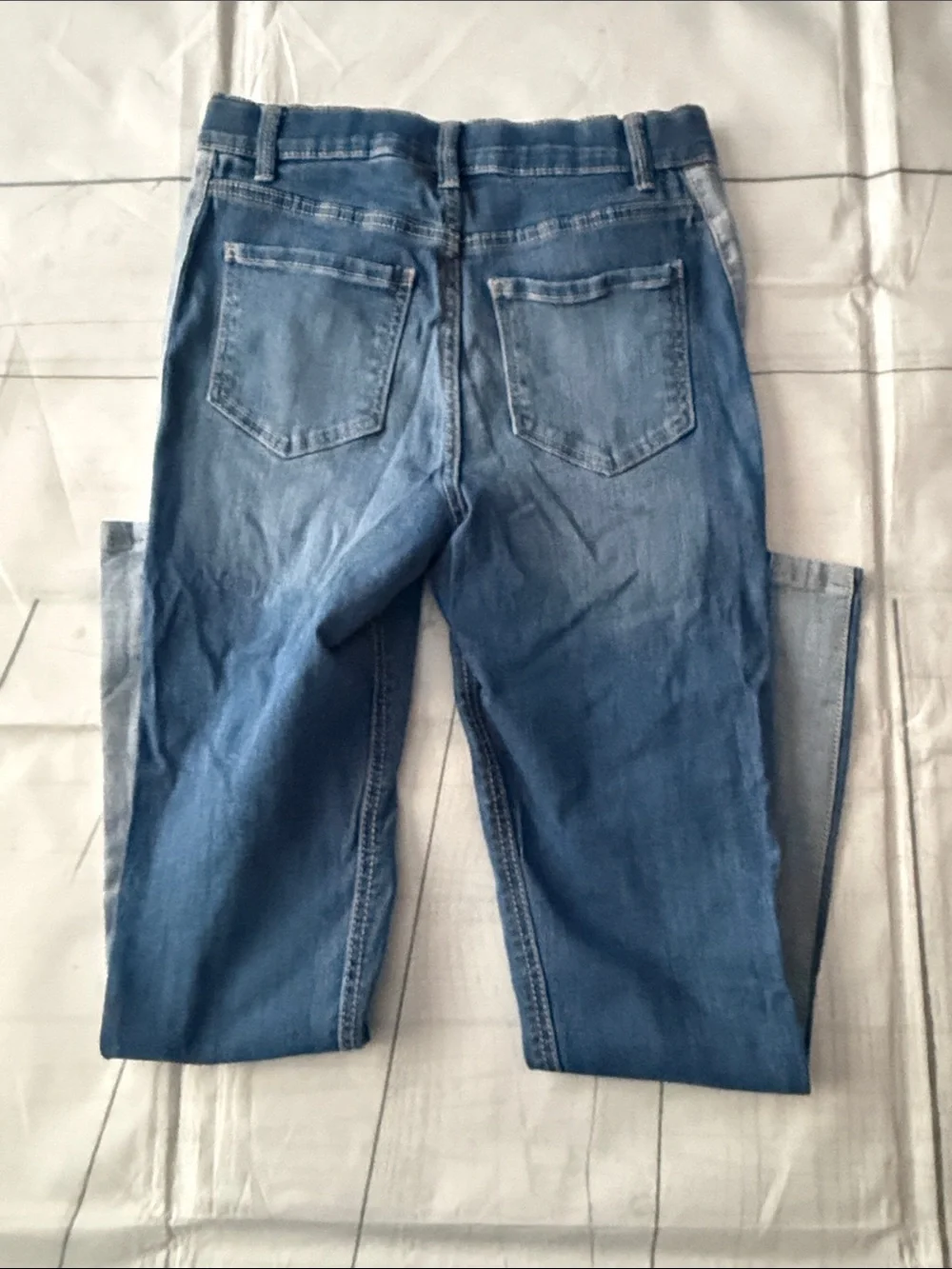 OshKosh B'gosh Dual-Tone Blue Side-Panel Jeans
